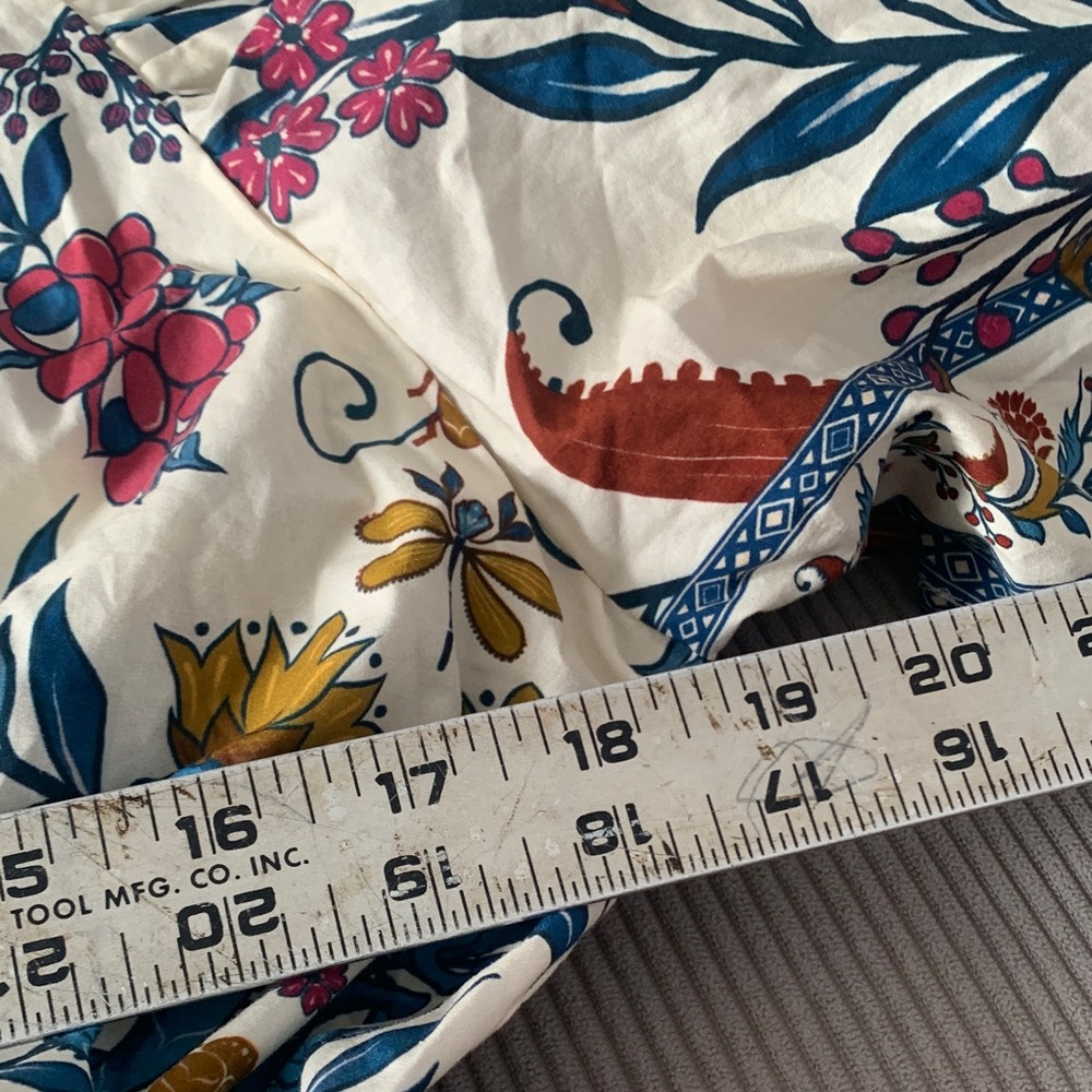 FARM Rio size XL Romantic lightness Multicolor Floral Romper puff sleeve white s - Picture 8 of 12